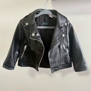 Zara Kids Leather Jacket (Toddler)